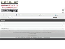 Tablet Screenshot of drskinspa.com